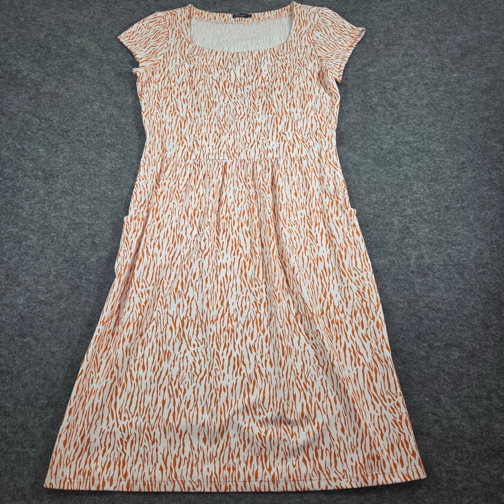 J.McLaughlin Dress S Tiger Print Catalina Cloth Pockets Wrinkle Resistant